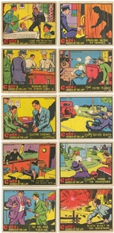 1936 R60 Gum, Inc. "G-Men & Heroes of the Law" Collection (91 Different) 